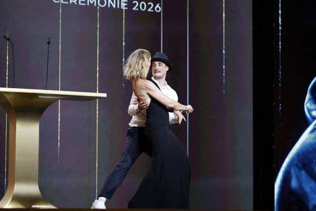 51st Cesar Ceremony Pierre Lottin and Alexandra Lamy during the 51st Cesar Film Awards held at l Olympia on February 26, 2026, in Paris, France. Photo by Nasser Berzane ABACAPRESS.COM Paris France  Copyright: xBerzanexNasser ABACAx