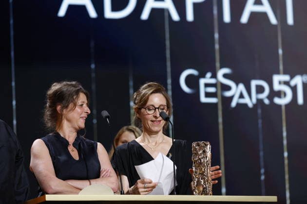 51st Cesar Ceremony Lise Fischer with the Best Best Visual Effect Cesar Award for Movie L’inconnu De La Grande Arche during 51st Cesar Film Awards held at l Olympia on February 26, 2026, in Paris, France. Photo by Nasser Berzane ABACAPRESS.COM Paris France  Copyright: xBerzanexNasser ABACAx