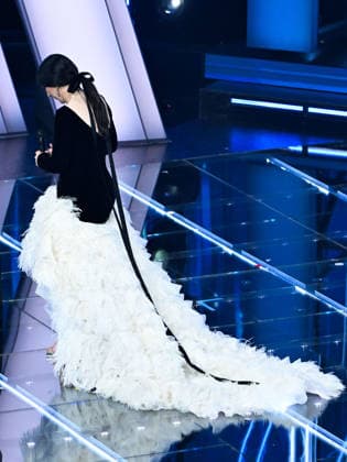 Sanremo, 76th Italian Song Festival. Third Night. Pictured: Laura Pausini  Copyright: xMaurizioxD Avanzox xipa-agency.netx xPoolxSanremox02x IPA_Agency_IPA72066384