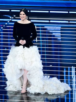 Sanremo, 76th Italian Song Festival. Third Night. Pictured: Laura Pausini  Copyright: xMaurizioxD Avanzox xipa-agency.netx xPoolxSanremox02x IPA_Agency_IPA72066685
