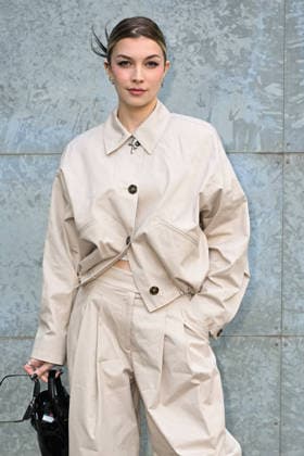 Milan, Milan Women s Fashion Week Fall Winter 2026 27 - Women s Fashion, Fall Winter 2026 27 - Emporio Armani fashion show - arrivals in the photo: Valentina Turchetto  Copyright: xSimonaxChiocciax xipa-agency.netx xFotosickix IPA_Agency_IPA72066762