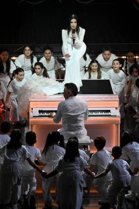 Sanremo, 76th Italian Song Festival - third evening. In the photo Laura Pausini  Copyright: xAlbertoxTerenghix xPoolxSanremox02x xipa-agency.netx xPoolxSanremox02x IPA_Agency_IPA72068182