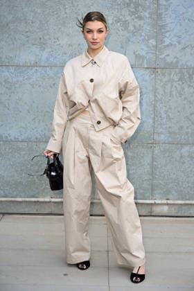 Milan, Milan Women s Fashion Week Fall Winter 2026 27 - Women s Fashion, Fall Winter 2026 27 - Emporio Armani fashion show - arrivals in the photo: Valentina Turchetto  Copyright: xSimonaxChiocciax xipa-agency.netx xFotosickix IPA_Agency_IPA72066856