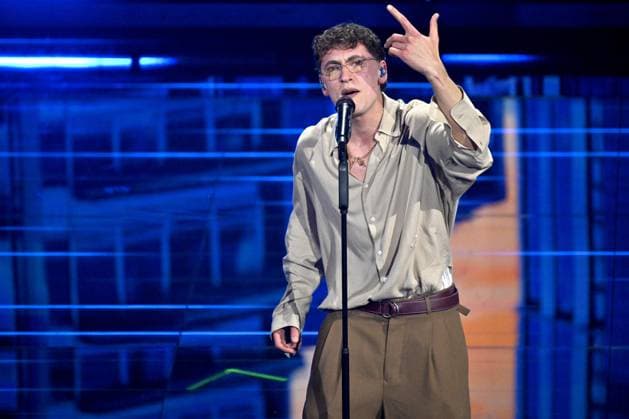 Photo IPP Felice De Martino Sanremo 26 02 2026 76th Italian Song Festival In the photo Tredici Pietro Italy Photo Press World Copyright