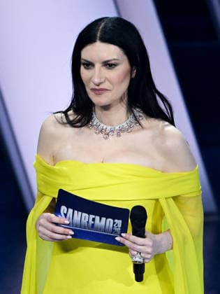 Sanremo, 76th Italian Song Festival. Third Night. Pictured: Laura Pausini  Copyright: xMaurizioxD Avanzox xipa-agency.netx xPoolxSanremox02x IPA_Agency_IPA72069275