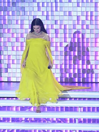 Sanremo, 76th Italian Song Festival. Third Night. Pictured: Laura Pausini  Copyright: xMaurizioxD Avanzox xipa-agency.netx xPoolxSanremox02x IPA_Agency_IPA72069281
