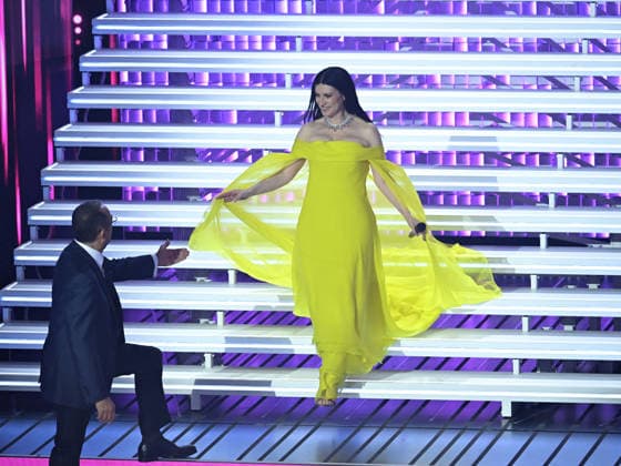 Sanremo, 76th Italian Song Festival. Third Night. Pictured: Laura Pausini  Copyright: xMaurizioxD Avanzox xipa-agency.netx xPoolxSanremox02x IPA_Agency_IPA72069289