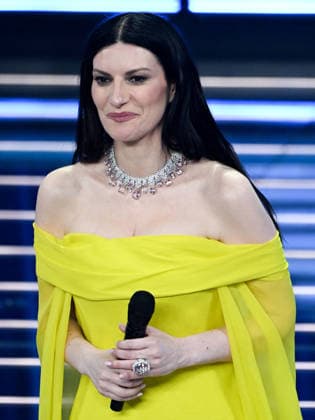 Sanremo, 76th Italian Song Festival. Third Night. Pictured: Laura Pausini  Copyright: xMaurizioxD Avanzox xipa-agency.netx xPoolxSanremox02x IPA_Agency_IPA72069309