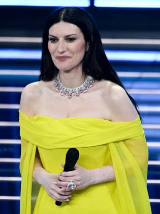 Sanremo, 76th Italian Song Festival. Third Night. Pictured: Laura Pausini  Copyright: xMaurizioxD Avanzox xipa-agency.netx xPoolxSanremox02x IPA_Agency_IPA72069311