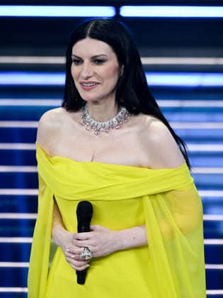Sanremo, 76th Italian Song Festival. Third Night. Pictured: Laura Pausini  Copyright: xMaurizioxD Avanzox xipa-agency.netx xPoolxSanremox02x IPA_Agency_IPA72069315
