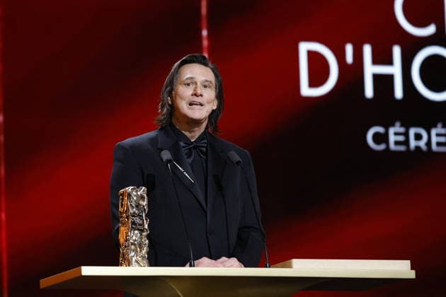 51st Cesar Ceremony Jim Carrey with the Honorary Cesar Award during 51st Cesar Film Awards held at l Olympia on February 26, 2026, in Paris, France. Photo by Nasser Berzane ABACAPRESS.COM Paris France  Copyright: xBerzanexNasser ABACAx