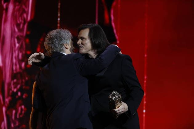 51st Cesar Ceremony Jim Carrey with the Honorary Cesar Award during 51st Cesar Film Awards held at l Olympia on February 26, 2026, in Paris, France. Photo by Nasser Berzane ABACAPRESS.COM Paris France  Copyright: xBerzanexNasser ABACAx