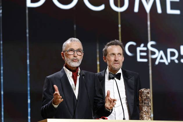 51st Cesar Ceremony Vincent Munier, Simon Munier and Michel Munier during the 51st Cesar Film Awards held at l Olympia on February 26, 2026, in Paris, France. Photo by Nasser Berzane ABACAPRESS.COM Paris France  Copyright: xBerzanexNasser ABACAx