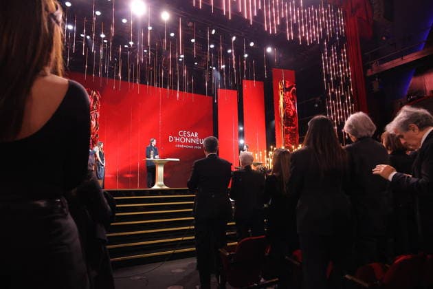 51st Cesar Ceremony Jim Carrey with the Honorary Cesar Award during the 51st Cesar Film Awards held at l Olympia on February 26, 2026, in Paris, France. Photo by Nasser Berzane ABACAPRESS.COM Paris France  Copyright: xBerzanexNasser ABACAx