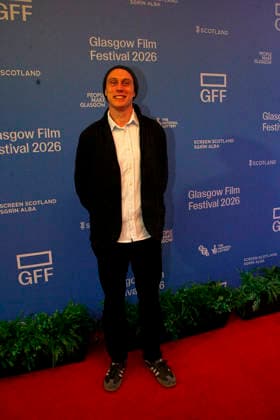 Rose of Nevada screening, Glasgow Film Festival George MacKay arrives for the screening of Rose of Nevada at the Glasgow Film Festival, Glasgow, UK, 26 February 2026., Credit:William Kemmett Avalon UK, Glasgow, Rose Street  Copyright: xWilliamxKemmettx xAvalonx 1078541936