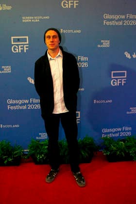 Rose of Nevada screening, Glasgow Film Festival George MacKay arrives for the screening of Rose of Nevada at the Glasgow Film Festival, Glasgow, UK, 26 February 2026., Credit:William Kemmett Avalon UK, Glasgow, Rose Street  Copyright: xWilliamxKemmettx xAvalonx 1078541938