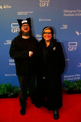 Rose of Nevada screening, Glasgow Film Festival Iain Forsyth and Jane Pollard arrive for the screenings of Broken English and Rose of Nevada at the Glasgow Film Festival, Glasgow, UK, 26 February 2026., Credit:William Kemmett Avalon UK, Glasgow, Rose Street  Copyright: xWilliamxKemmettx xAvalonx 1078542039