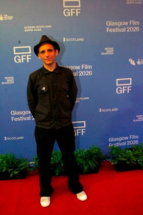 Rose of Nevada screening, Glasgow Film Festival Mark Jenkin arrives for the screenings of Broken English and Rose of Nevada at the Glasgow Film Festival, Glasgow, UK, 26 February 2026., Credit:William Kemmett Avalon UK, Glasgow, Rose Street  Copyright: xWilliamxKemmettx xAvalonx 1078542086