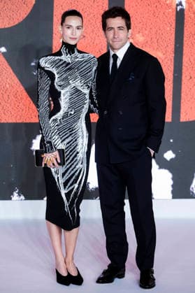Jeanne Cadieu and Jake Gyllenhaal at the world premiere of The Bride at Cineworld Leicester Square London, 26 02 2026 Foto:xJ.xEdwardsx xFuturexImagex bride_6218
