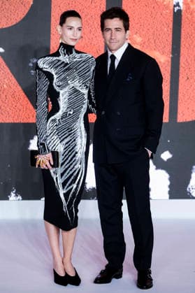 Jeanne Cadieu and Jake Gyllenhaal at the world premiere of The Bride at Cineworld Leicester Square London, 26 02 2026 Foto:xJ.xEdwardsx xFuturexImagex bride_6219