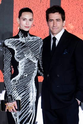 Jeanne Cadieu and Jake Gyllenhaal at the world premiere of The Bride at Cineworld Leicester Square London, 26 02 2026 Foto:xJ.xEdwardsx xFuturexImagex bride_6221