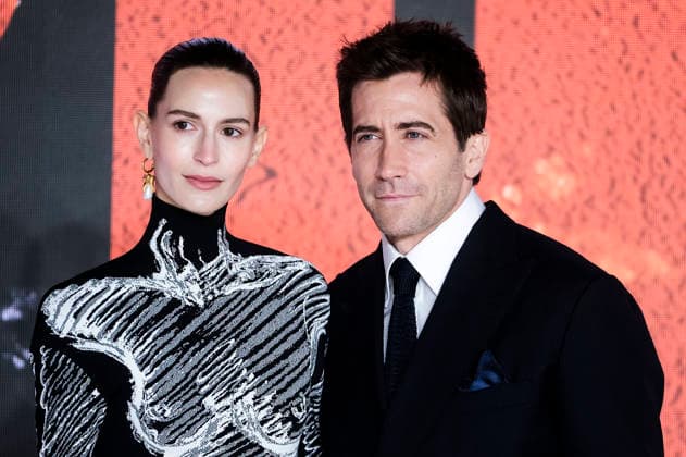 Jeanne Cadieu and Jake Gyllenhaal at the world premiere of The Bride at Cineworld Leicester Square London, 26 02 2026 Foto:xJ.xEdwardsx xFuturexImagex bride_6223