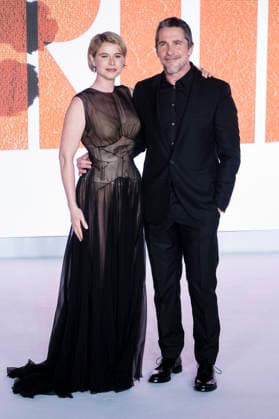 Jessie Buckley and Christian Bale at the world premiere of The Bride at Cineworld Leicester Square London, 26 02 2026 Foto:xJ.xEdwardsx xFuturexImagex bride_6265