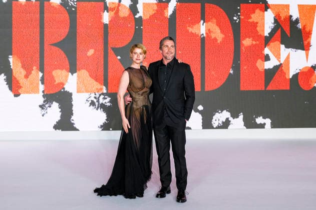 Jessie Buckley and Christian Bale at the world premiere of The Bride at Cineworld Leicester Square London, 26 02 2026 Foto:xJ.xEdwardsx xFuturexImagex bride_6269