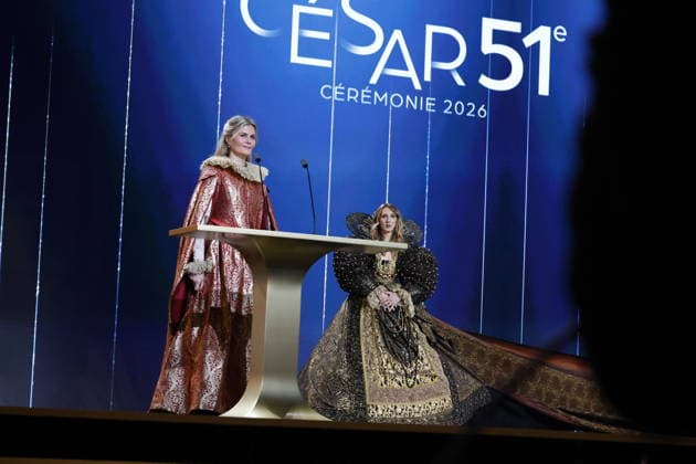 51st Cesar Ceremony Marina Hands and Pauline Clément during the 51st Cesar Film Awards held at l Olympia on February 26, 2026, in Paris, France. Photo by Nasser Berzane ABACAPRESS.COM Paris France  Copyright: xBerzanexNasser ABACAx