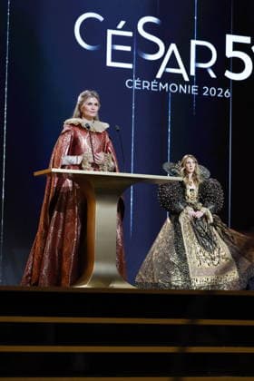 51st Cesar Ceremony Marina Hands and Pauline Clément during the 51st Cesar Film Awards held at l Olympia on February 26, 2026, in Paris, France. Photo by Nasser Berzane ABACAPRESS.COM Paris France  Copyright: xBerzanexNasser ABACAx