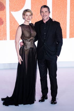 The World Premiere of THE BRIDE on Thursday 26 February 2026 Jessie Buckley and Christian Bale poses on the red carpet at The World Premiere of THE BRIDE on Thursday 26 February 2026 at Cineworld Leicester Square, London. ., Credit:Julie Edwards Avalon  Copyright: xJuliexEdwardsx xAvalonx 1078530797