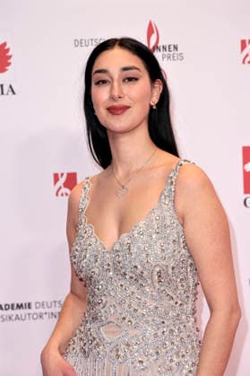 Elif Demirezer at the 17 German Music Author Award of GEMA 2026 at the Hotel The Ritz Carlton Berlin, 26 02 2026 Foto:xS.xGabschx xFuturexImagex musikautorenpreis_6289