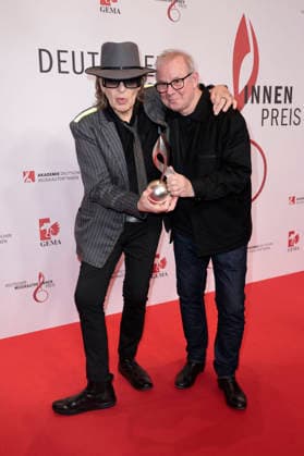 Udo Lindenberg and Joachim Krol at the 17 German Music Authors Award of GEMA 2026 at The Ritz Carlton Hotel Berlin, 26 02 2026 Foto:xS.xGabschx xFuturexImagex musikautorenpreis_6303