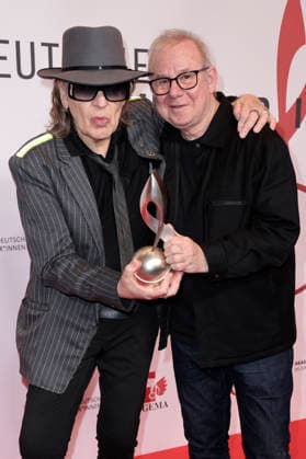Udo Lindenberg and Joachim Krol at the 17 German Music Authors Award of GEMA 2026 at The Ritz Carlton Hotel Berlin, 26 02 2026 Foto:xS.xGabschx xFuturexImagex musikautorenpreis_6305