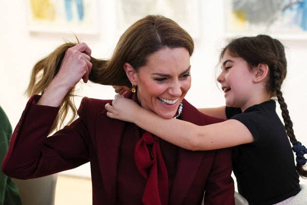 The Prince and Princess of Wales visit Oriel Davies The Prince and Princess of Wales visit Oriel Davies, a public contemporary art gallery, to see a project funded by the Alexandra Reinhardt Memorial Award, in Newtown, Powys, UK, on the 26th February 2026. Picture by Phil Noble WPA-Pool Newtown Oriel Davies Powys United Kingdom 