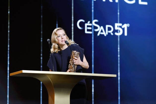 51st Cesar Ceremony Léa Drucker with the Best Actress Cesar Award for Movie Dossier 137 during the 51st Cesar Film Awards held at l Olympia on February 26, 2026, in Paris, France. Photo by Nasser Berzane ABACAPRESS.COM Paris France  Copyright: xBerzanexNasser ABACAx
