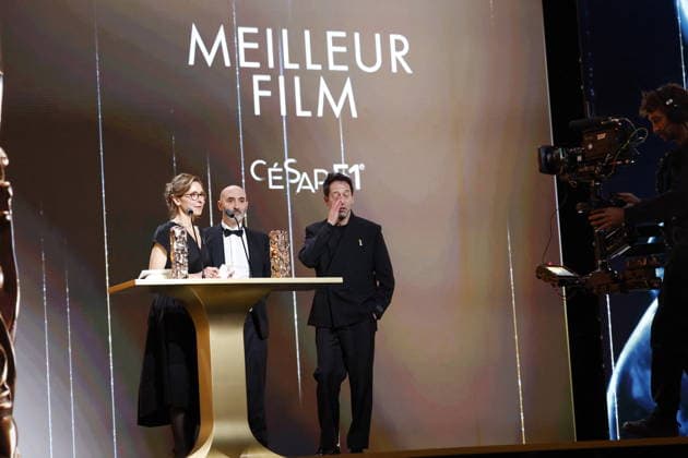 51st Cesar Ceremony Carine Tardieu with the Best Movie Cesar Award for the Movie L’attachement during the 51st Cesar Film Awards held at l Olympia on February 26, 2026, in Paris, France. Photo by Nasser Berzane ABACAPRESS.COM Paris France  Copyright: xBerzanexNasser ABACAx