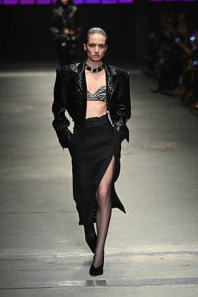 Milan, Milan Women s Fashion Week Fall Winter 2026 27 - Women s Fashion, Fall Winter 2026 27 - Roberto Cavalli fashion show - catwalk in the photo: model  Copyright: xSimonaxChiocciax xipa-agency.netx xFotosickix IPA_Agency_IPA72074011