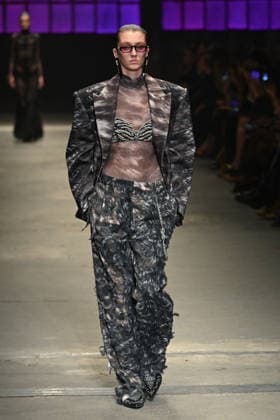 Milan, Milan Women s Fashion Week Fall Winter 2026 27 - Women s Fashion, Fall Winter 2026 27 - Roberto Cavalli fashion show - catwalk in the photo: model  Copyright: xSimonaxChiocciax xipa-agency.netx xFotosickix IPA_Agency_IPA72074193