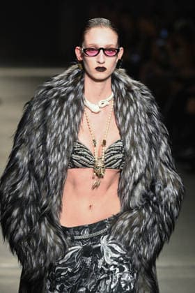 Milan, Milan Women s Fashion Week Fall Winter 2026 27 - Women s Fashion, Fall Winter 2026 27 - Roberto Cavalli fashion show - catwalk in the photo: model  Copyright: xSimonaxChiocciax xipa-agency.netx xFotosickix IPA_Agency_IPA72074211