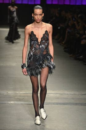 Milan, Milan Women s Fashion Week Fall Winter 2026 27 - Women s Fashion, Fall Winter 2026 27 - Roberto Cavalli fashion show - catwalk in the photo: model  Copyright: xSimonaxChiocciax xipa-agency.netx xFotosickix IPA_Agency_IPA72074231