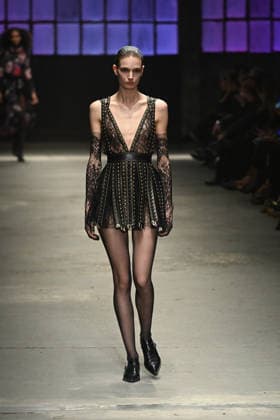 Milan, Milan Women s Fashion Week Fall Winter 2026 27 - Women s Fashion, Fall Winter 2026 27 - Roberto Cavalli fashion show - catwalk in the photo: model  Copyright: xSimonaxChiocciax xipa-agency.netx xFotosickix IPA_Agency_IPA72074247
