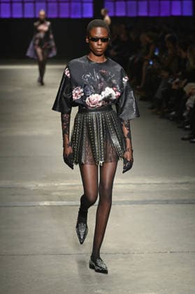 Milan, Milan Women s Fashion Week Fall Winter 2026 27 - Women s Fashion, Fall Winter 2026 27 - Roberto Cavalli fashion show - catwalk in the photo: model  Copyright: xSimonaxChiocciax xipa-agency.netx xFotosickix IPA_Agency_IPA72074262
