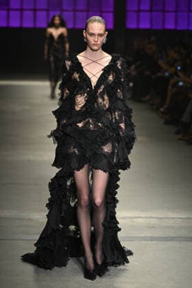 Milan, Milan Women s Fashion Week Fall Winter 2026 27 - Women s Fashion, Fall Winter 2026 27 - Roberto Cavalli fashion show - catwalk in the photo: model  Copyright: xSimonaxChiocciax xipa-agency.netx xFotosickix IPA_Agency_IPA72074292