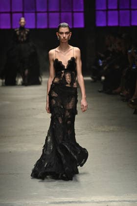 Milan, Milan Women s Fashion Week Fall Winter 2026 27 - Women s Fashion, Fall Winter 2026 27 - Roberto Cavalli fashion show - catwalk in the photo: model  Copyright: xSimonaxChiocciax xipa-agency.netx xFotosickix IPA_Agency_IPA72074302