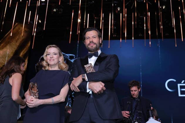 51st Cesar Ceremony Léa Drucker and Laurent Lafitte during the 51st Cesar Film Awards held at l Olympia on February 26, 2026, in Paris, France. Photo by Nasser Berzane ABACAPRESS.COM Paris France  Copyright: xBerzanexNasser ABACAx