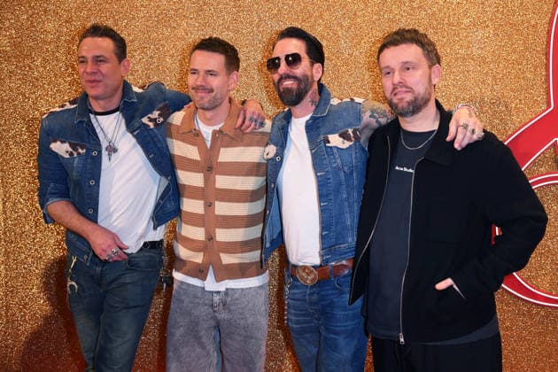 The BossHoss Alec Voelkel, Sascha Vollmer , Revolverheld Johannes Strate, Kristoffer Kris Hünecke at the 17 GERMAN MUSIC AUTHORINNAL AWARD at The Ritz Carlton in Berlin on 26 02 2026