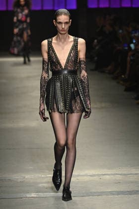 Milan, Milan Women s Fashion Week Fall Winter 2026 27 - Women s Fashion, Fall Winter 2026 27 - Roberto Cavalli fashion show - catwalk in the photo: model  Copyright: xSimonaxChiocciax xipa-agency.netx xFotosickix IPA_Agency_IPA72074250