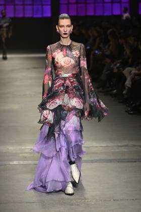 Milan, Milan Women s Fashion Week Fall Winter 2026 27 - Women s Fashion, Fall Winter 2026 27 - Roberto Cavalli fashion show - catwalk in the photo: model  Copyright: xSimonaxChiocciax xipa-agency.netx xFotosickix IPA_Agency_IPA72074258