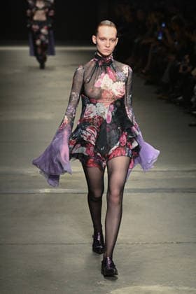 Milan, Milan Women s Fashion Week Fall Winter 2026 27 - Women s Fashion, Fall Winter 2026 27 - Roberto Cavalli fashion show - catwalk in the photo: model  Copyright: xSimonaxChiocciax xipa-agency.netx xFotosickix IPA_Agency_IPA72074266